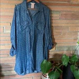 Philosophy Denim Polka Dot XL Dress